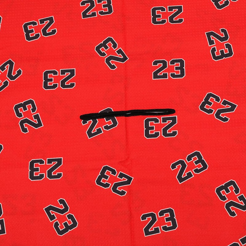 SHABIER Red Big Golf Towel with No.23 Design Golf Microfiber