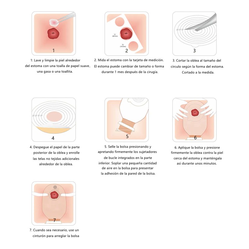 Bolsas Para Colostomía Articulos Para Ostomía 20 Pzas