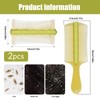 2Pcs Psoriasis Comb, Double Sided Fine Teeth Comb, Lice &