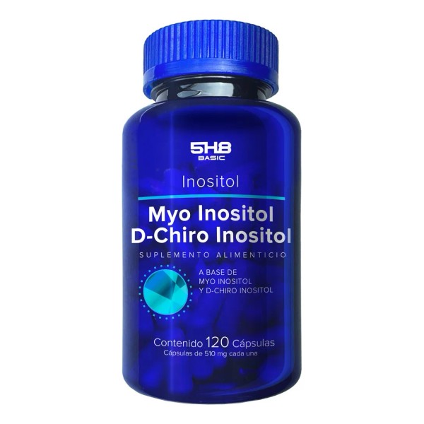5h8 Myo & D-chiro Inositol 120 Cápsulas Sabor N/a