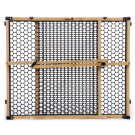 Safety 1st 24 Inch Kids/Baby/Pet Bamboo Multi-Use Wood Frame Gate
