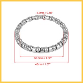 BULLSPANN Ball Bearing Cage Crank Bearing Wheel Bearing Retainer for Bicycle 40mm x 20 Steel 4pcs