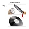Vinyl Record Label Protector Acrylic Glass Protected