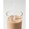 Xyedyaup 100 Pcs Clear Drinking Straws Reusable 210 mm ×
