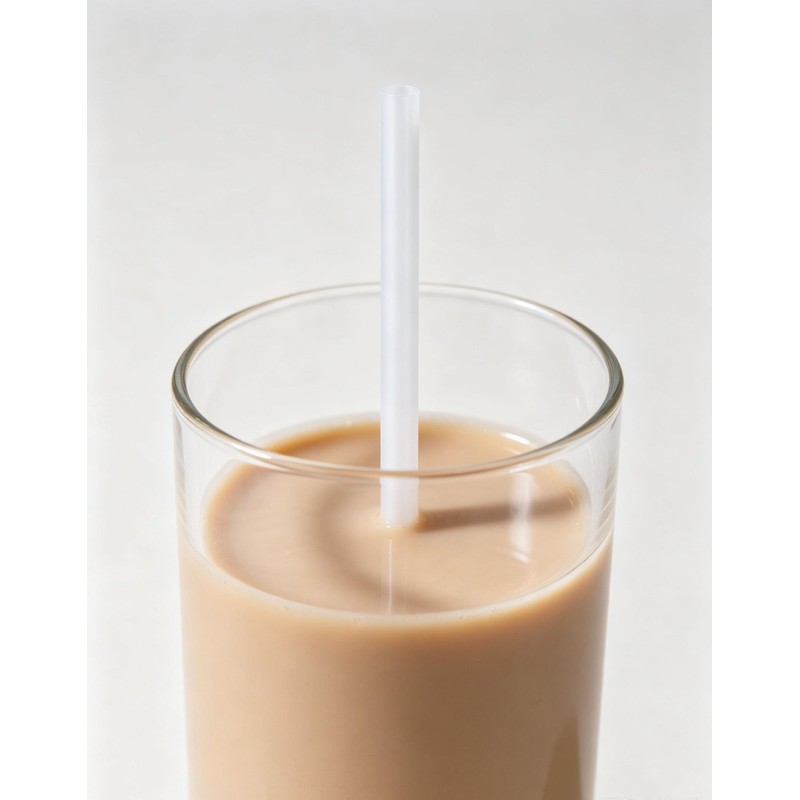 Xyedyaup 100 Pcs Clear Drinking Straws Reusable 210 mm ×