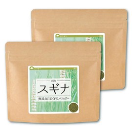 Kenko Yakuso Tea Center Domestic Horsetail Tea 100% Powder 100gx2-Piece Set Health Tea Powder