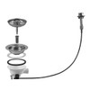 Sarini Strainer Basket Eccentric Valve with Rope Rotary Eccentric Drain