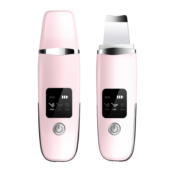 Water Peeling, Facial Beauty Device, 28,000 Times/Sec Ultrasonic Peeling, 28,000 Times Per Second, Small, 4 Modes, 10 min Auto Power Off, 600 mAh Large Capacity, USB Charging, Portable, Easy