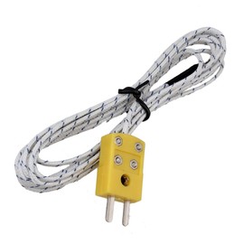 Metal 2 Meter K-type Measuring Thermocouple Probe Sensors with K-type Mini Connector