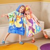Ythuil Toddler Hooded Beach Towel, Space Towel for Ages 3-10