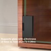 AWEN 2 Pcs Glass Doors Hinge Cupboard Showcase Wine Cabinet