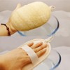 Pack of 2 Premium Biodegradable Natural Loofah Sponge Exfoliating Body