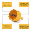 90mm Hole Saw, HSS Bi-Metal Hole Cutter with Drill Bit