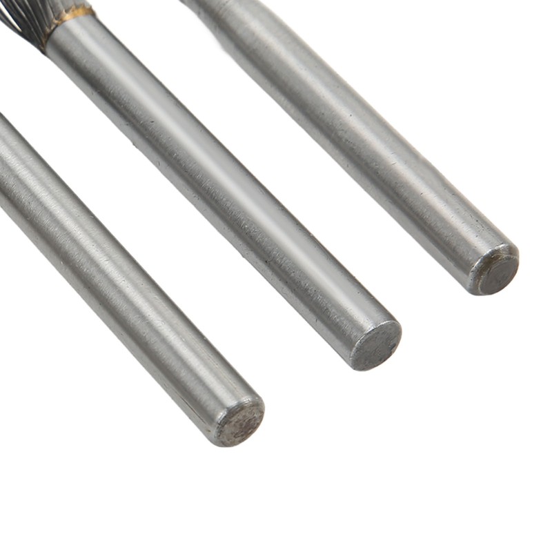 N Type Rotary Burr Set Single Cut 6mm Shank Carbide