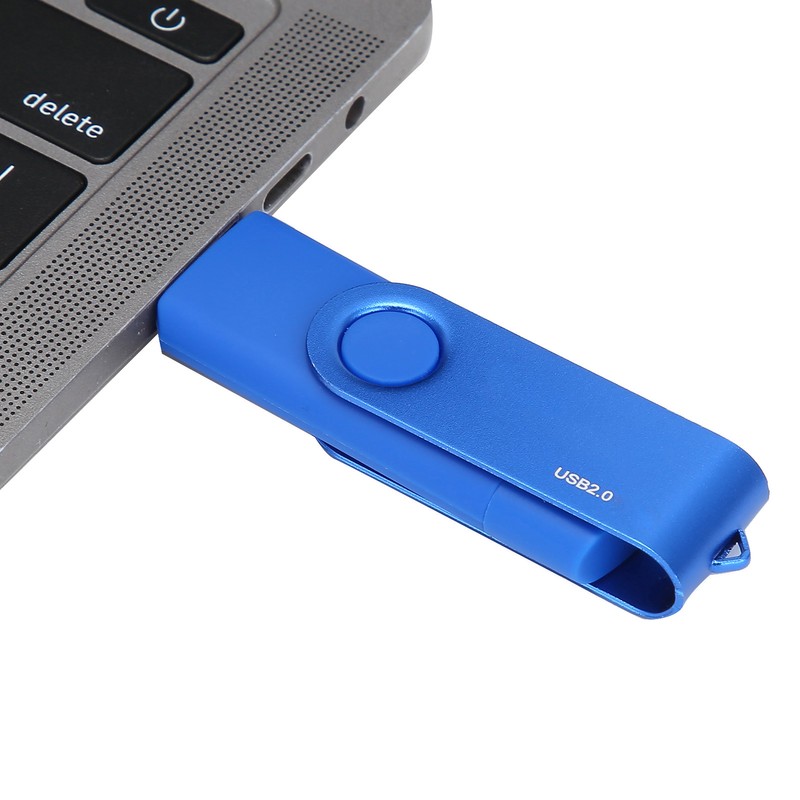 Yvonne U Disk OTG Dual Port Mini Plugin Flash Drive