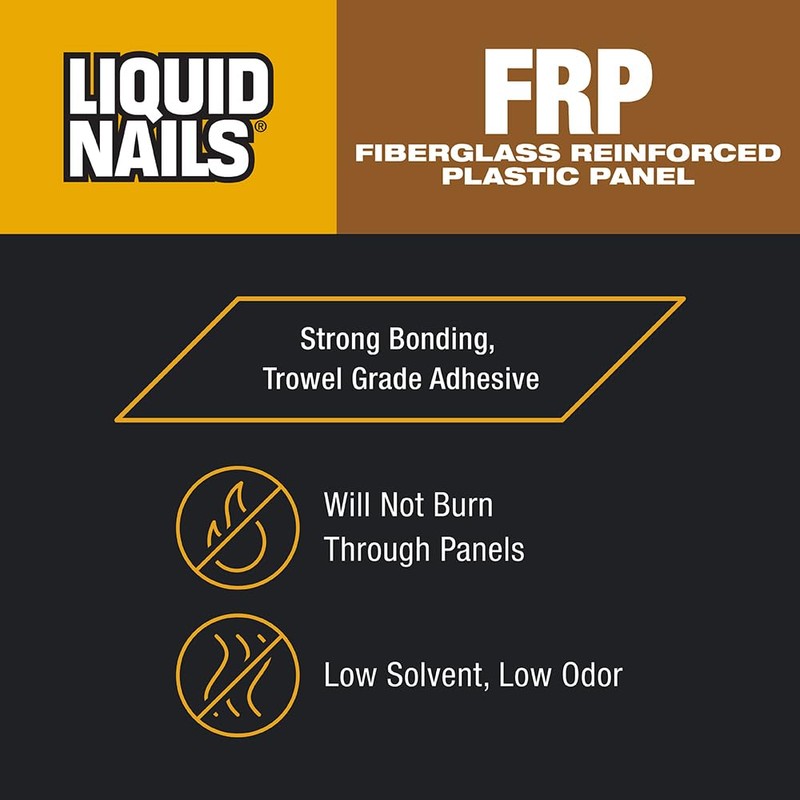 Liquid Nails Fiberglass Reinforced Panel (FRP) 1 gal. Low VOC