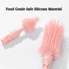 6 In1 Baby Bottle Brush Kit,Portable Silicone Bottle Brush Cleaner