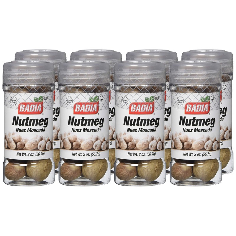 Badia Nutmeg Whole, 2 Oz (Pack Of 8)