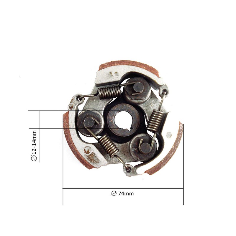 HMParts Kupplung ALLE Typen 47/49 CCM - Performance Mini Quad/Dirt