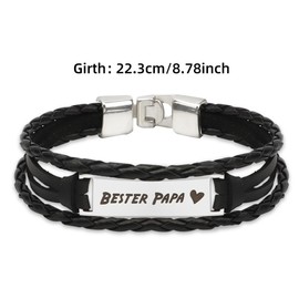 Fodfgxf Vatertagsgeschenke Für Papa,Geschenke Papas,Papa Geschenk,Vater Geschenk Geburtstag,Vater Geschenke,Armbänder,Weihnachtsgeschenke