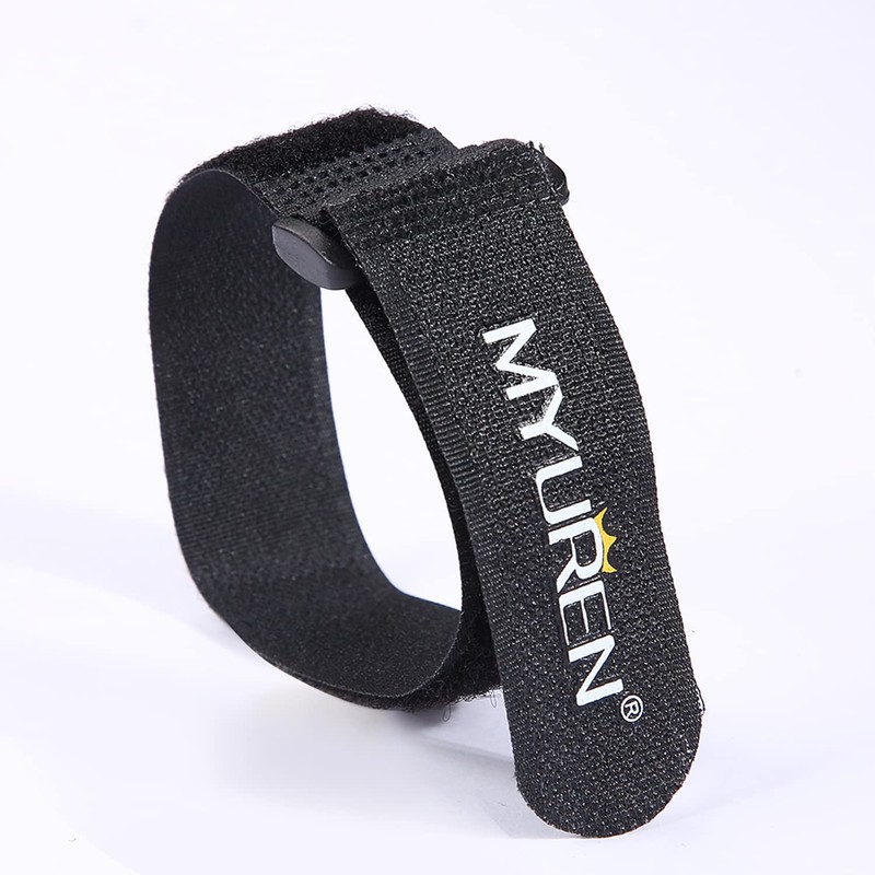 1"x 24" Reusable Fastening Cable Straps with Buckle Adjustable Hook