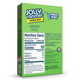 Jolly Rancher Watermelon Singles To Go Drink Mix, 6 CT (Pack of 4)