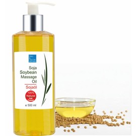 Massage Soy Oil 500 ml 100% Pure Oils for Face, Hair and Body