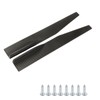 2PCs Side Skirt Winglet Carbon Fiber Style Universal Car Side