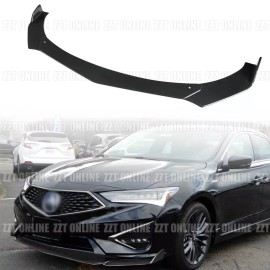 DTOUCH For 2013-2021 Acura ILX Gloss Black Front Bumper Lip Splitter Spoiler Boby Kit
