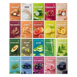 [THE SAEM] Natural Face Sheet Mask Skincare - Color: Avocado
