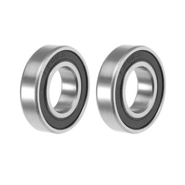 sourcing map 6901-2rs Deep Groove Ball Bearing 12x24x6mm Double Sealed Abec-3 Bearings 2-pack