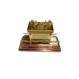 Bethlehem Gifts TM Ark of The Covenant Copper Replica Statue by Lion of Judah Market (Small)