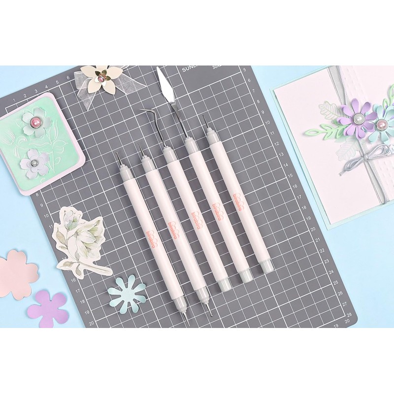 Bira Craft 5 pcs Hand Tools Set, Spatula Hook Piercing