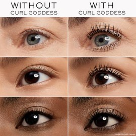Lancôme - Lash Idôle Curl Goddess, Rímel de Pestañas con Efecto Rizado hasta +150% y +800% Volumen, hasta 30 Horas de Duración, Cepillo Curvo, Sin Grumos para una Mirada Elevada, Black 01
