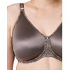 Wonderbra Womens Side Shaping Seamless Underwire Bra, Deep Taupe, 38D