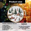SYYZJKK Christmas Embroidery kit for Beginners, Beginner Embroidery kit for