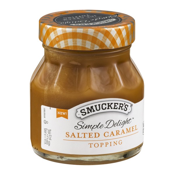 Smucker's Simple Delight Topping Salted Caramel 11.5 OZ (Pack of 6)