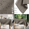 Filumi Tablecloth 140 x 280 cm Beige Washable for Indoor