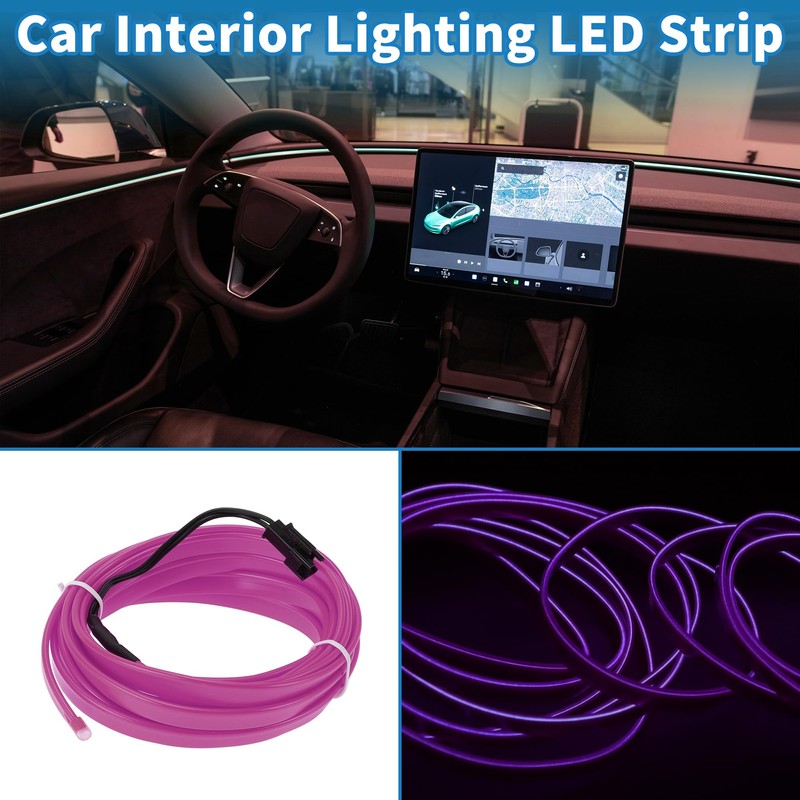 A ABSOPRO 3 Meter EL Wire Cable LED Glow String