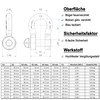 Shackle Curved 0.5 t - 12 t | Shackle Set