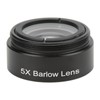 5X Barlow Lens M28.6 Threaded Interface Stereo Microscope Auxiliary Objective