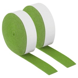 uxcell Felt Strips with Adhesive Backing, 2 Rolls 1" x 193" x 0.06" Anti Scratch Furniture Felt Tapes Self-Stick Pads for Protecting Hardwood Floor, Green