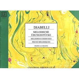 Diabelli: Melodious Exercises for Piano Duet (1 Piano, 4 Hands), Op.149