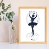FILM FOR FRAMING Ballerina. Poster with Image Dancing with the