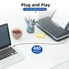 Mygatti Druckerkabel 1.5m/2 Stück,Typ A auf Typ B Drucker Kabel,USB