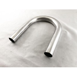 BRIGHTZ CUR-PIPE-039-2PC 38Φ 180° Stainless Steel Bending Pipe 0.05 in (1.2 mm) Thickness 2PC 38 Pie 38 Diameter 180°