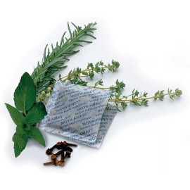 Richards Homewares Moth Away Sachets Nontoxic (White) (1-Pack of 24 Sachets)