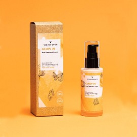 GLOW IN. Anti Pickel Creme 100% Natürlich und 74%BIO. Aknecreme mit Azelainsäure, Salicylsäure und Niacinamid. Aknebehandlung, die Mitesser und Mitessern entfernt. Behandelt Akneflecken. Anti-Akne