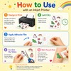Hem Dgpsy Temporary Tattoo Paper 8.5" x 11", 7 Sheets