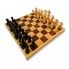 CASTILLO DIDÁCTICO Ajedrez De Madera 40x40cm. 32pzs. Tablero Plegable, Jgo